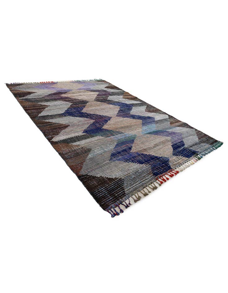 Detail image of 9' 1 x 12' 2  Hand Knotted Moroccan Wool Rug