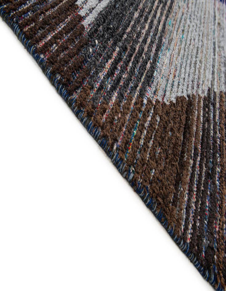Detail image of 9' 1 x 12' 2  Hand Knotted Moroccan Wool Rug