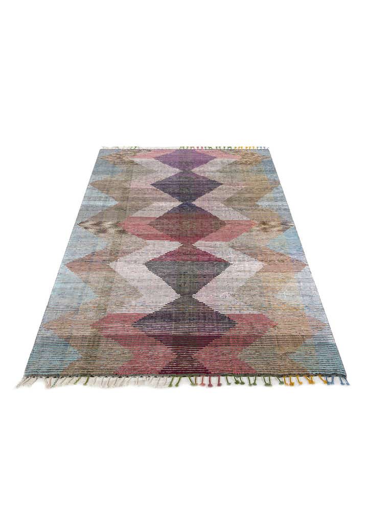 9' 8 x 11' 10 Hand Knotted Moroccan Wool Rug