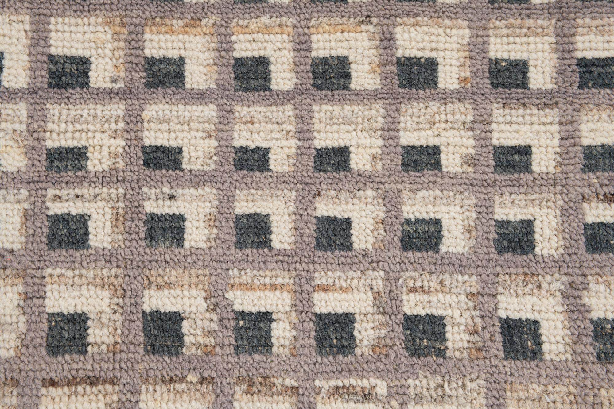 9' 5 x 12' 5 Hand Knotted Moroccan Wool Rug