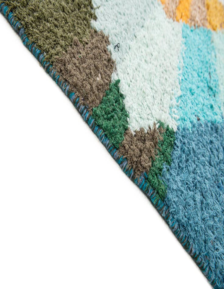 Detail image of 9' x 11' 10  Hand Knotted Moroccan Wool Rug