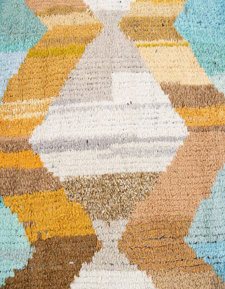 Detail image of 9' x 11' 10  Hand Knotted Moroccan Wool Rug
