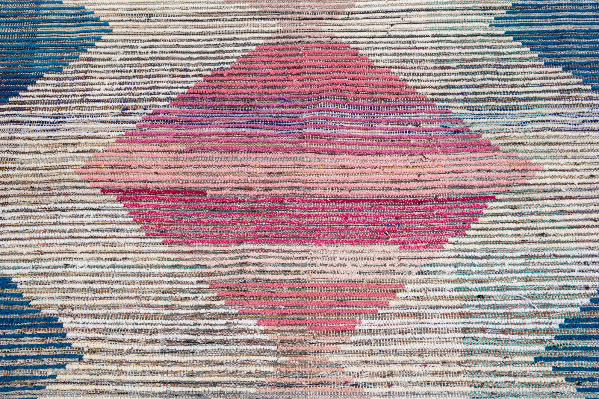 9' x 12' 5 Hand Knotted Moroccan Wool Rug