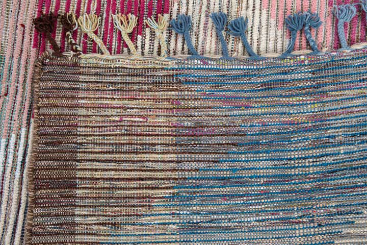 9' x 12' 5 Hand Knotted Moroccan Wool Rug