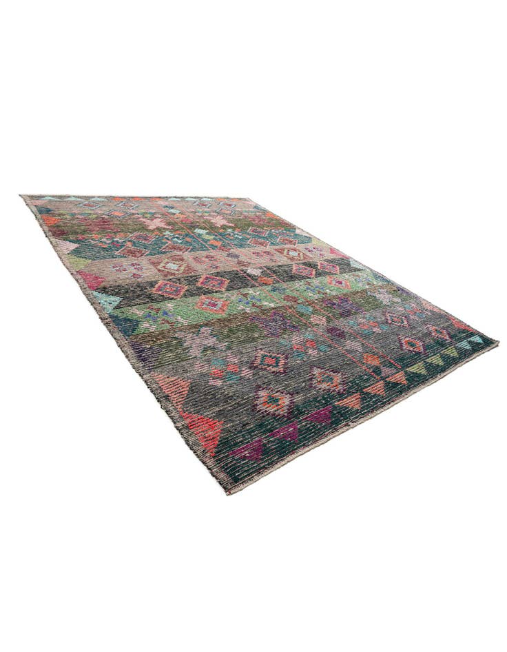 Detail image of 9' 6 x 12' 7 Hand Knotted Moroccan Wool Rug