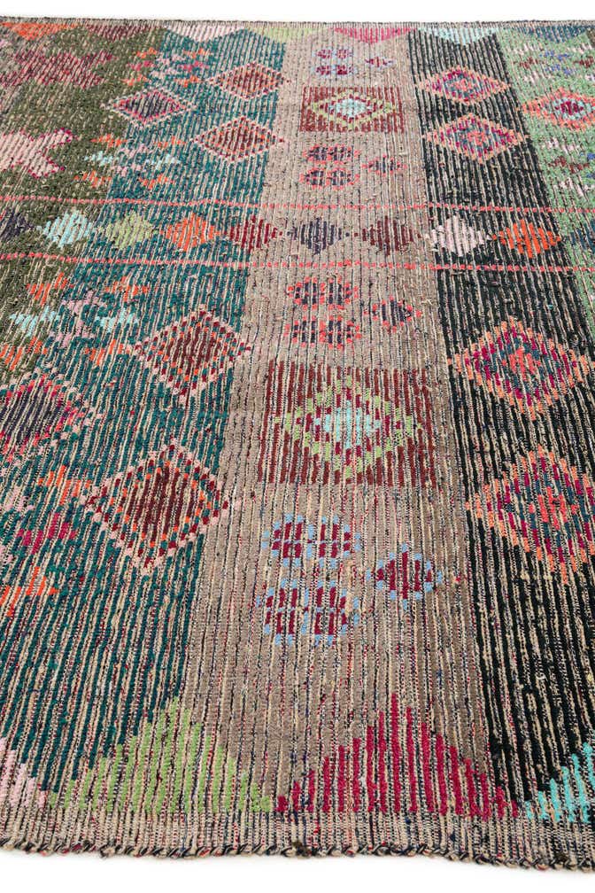 9' 6 x 12' 7 Hand Knotted Moroccan Wool Rug