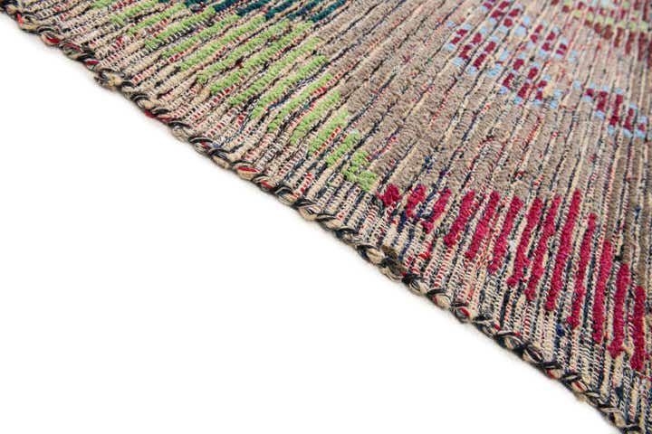 9' 6 x 12' 7 Hand Knotted Moroccan Wool Rug