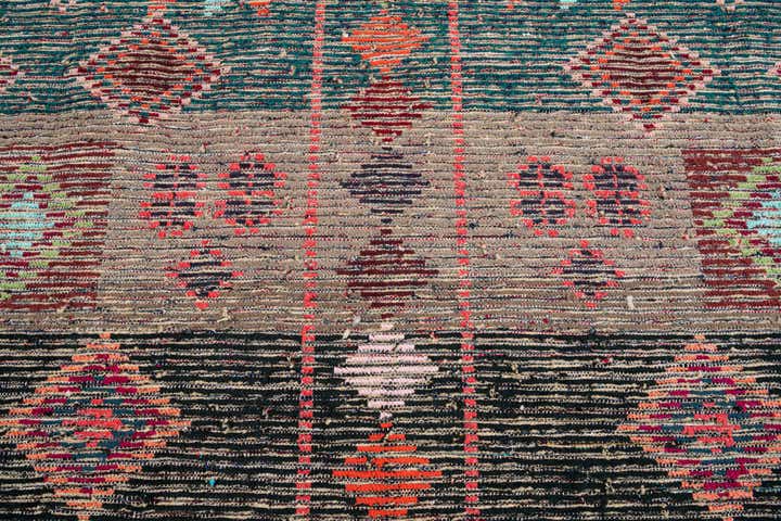 9' 6 x 12' 7 Hand Knotted Moroccan Wool Rug