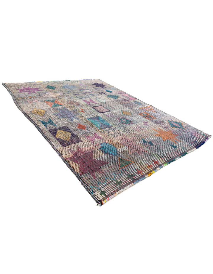 9' 2 x 12' Hand Knotted Moroccan Wool Rug