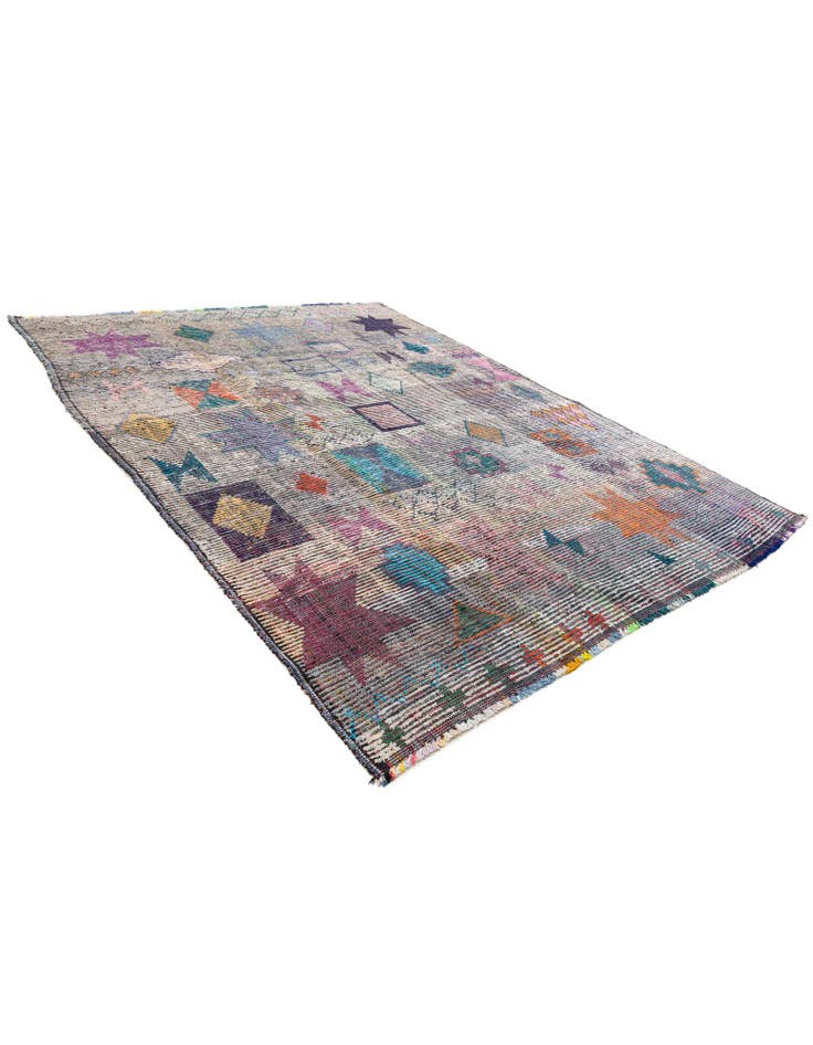 Detail image of 9' 2 x 12' Hand Knotted Moroccan Wool Rug