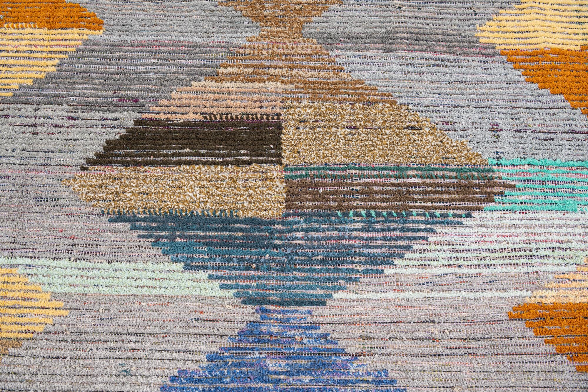 9' 3 x 12' 3 Hand Knotted Moroccan Wool Rug