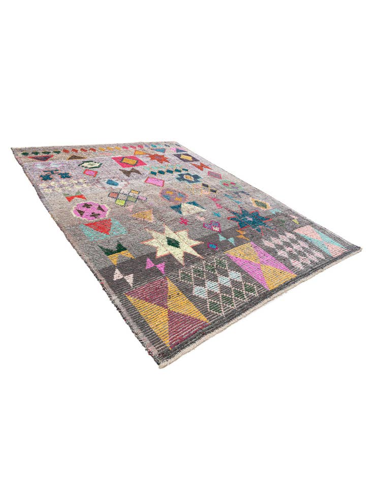 Detail image of 8' 2 x 10' 4  Hand Knotted Moroccan Wool Rug