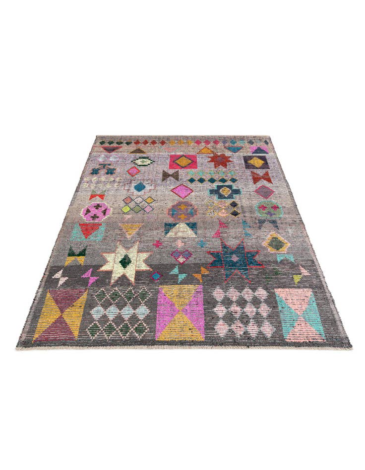 Detail image of 8' 2 x 10' 4  Hand Knotted Moroccan Wool Rug