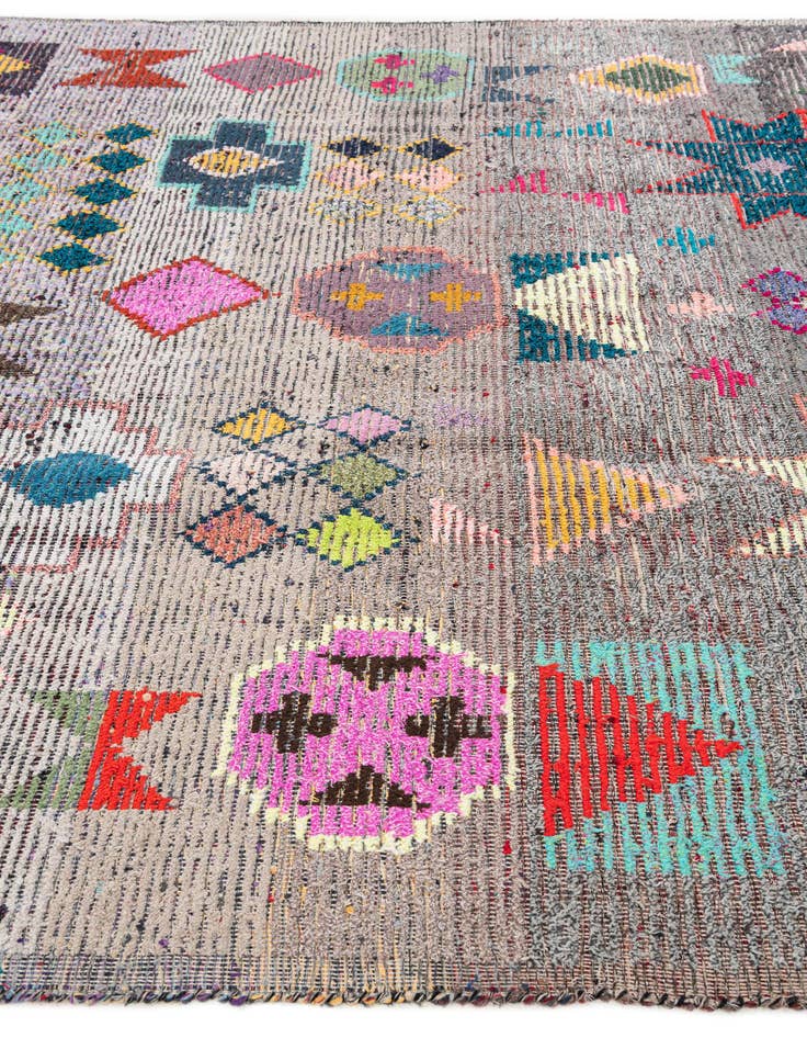 Detail image of 8' 2 x 10' 4  Hand Knotted Moroccan Wool Rug