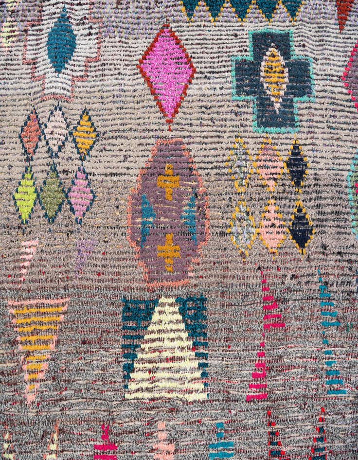 Detail image of 8' 2 x 10' 4  Hand Knotted Moroccan Wool Rug