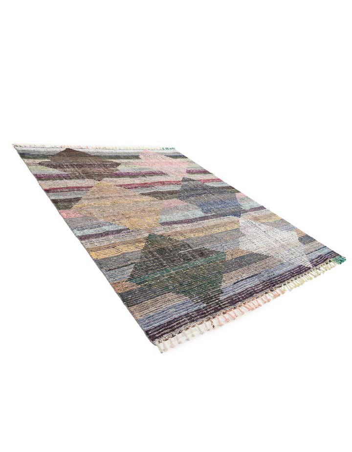 8' 2 x 10' 1 Hand Knotted Moroccan Wool Rug