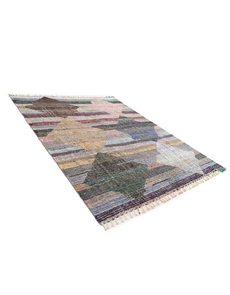 Detail image of 8' 2 x 10' 1 Hand Knotted Moroccan Wool Rug