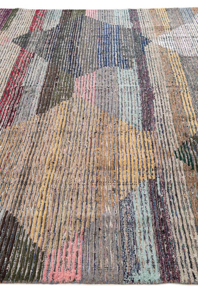 8' 2 x 10' 1 Hand Knotted Moroccan Wool Rug