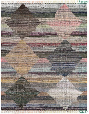 8' 2 x 10' 1 Hand Knotted Moroccan Wool Rug