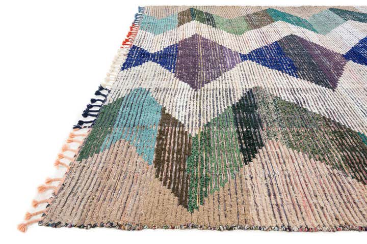 9' 4 x 12' 4 Hand Knotted Moroccan Wool Rug