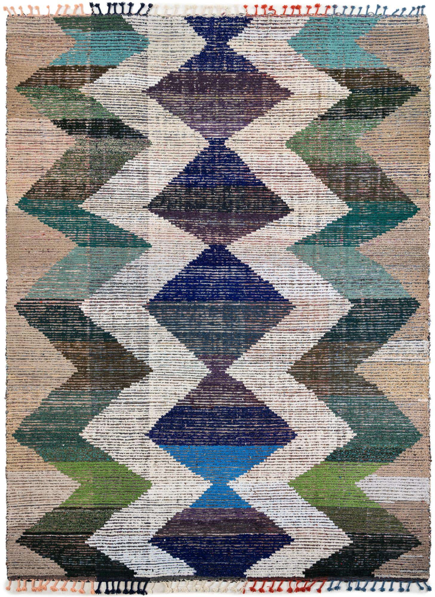 9' 4 x 12' 4 Hand Knotted Moroccan Wool Rug