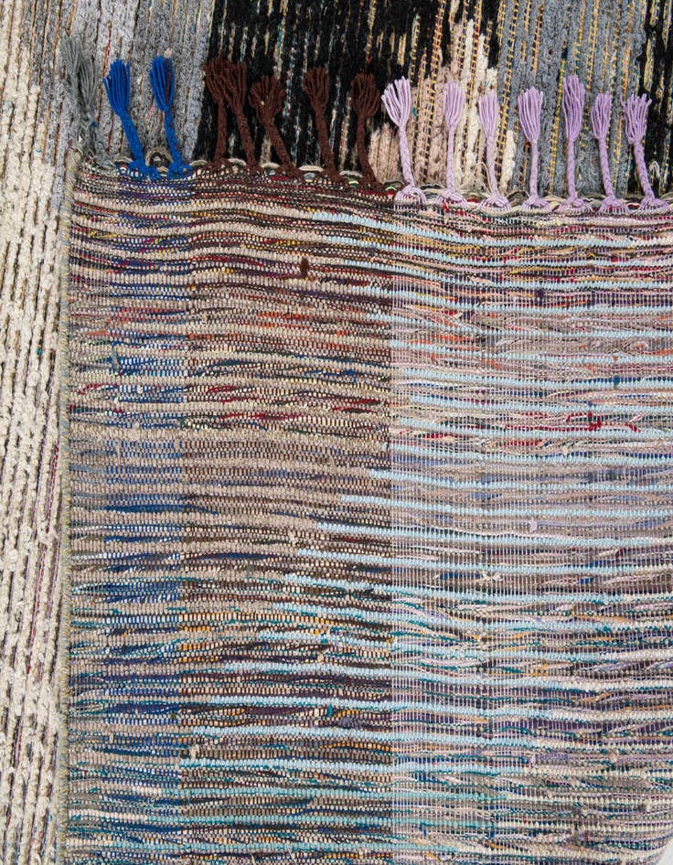 Detail image of 9' 1 x 12' 1  Hand Knotted Moroccan Wool Rug