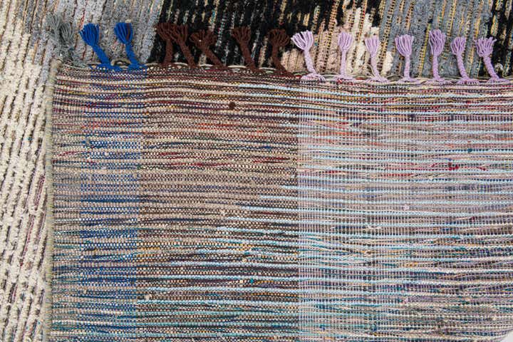 9' 1 x 12' 1 Hand Knotted Moroccan Wool Rug