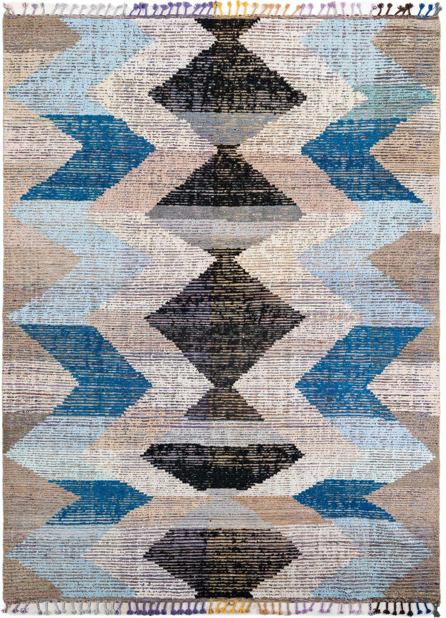 9' 1 x 12' 1 Hand Knotted Moroccan Wool Rug