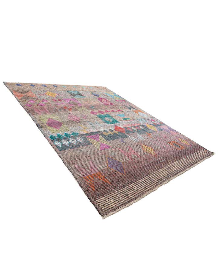 9' 4 x 12' 2 Hand Knotted Moroccan Wool Rug