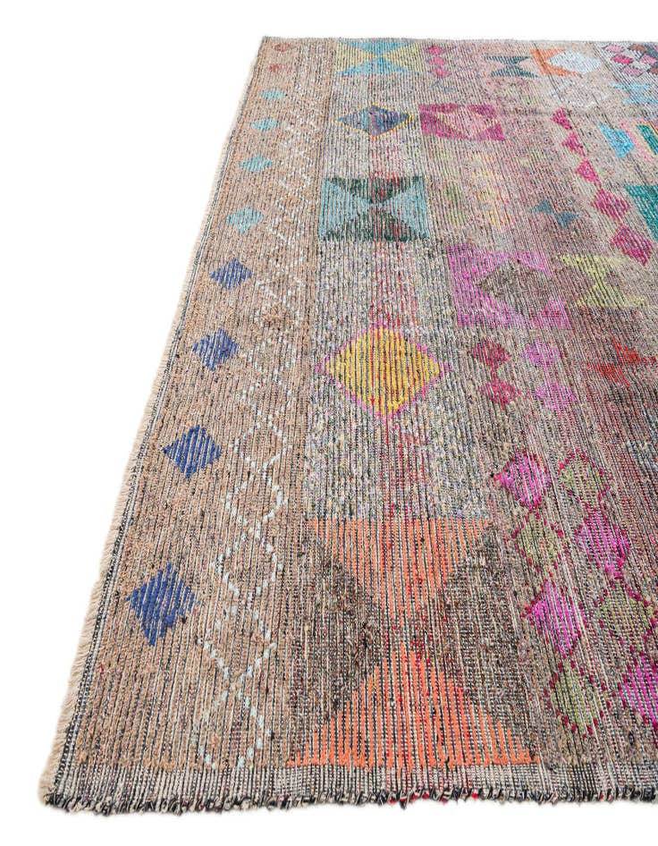 Detail image of 9' 4 x 12' 2  Hand Knotted Moroccan Wool Rug