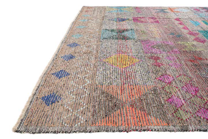 9' 4 x 12' 2 Hand Knotted Moroccan Wool Rug