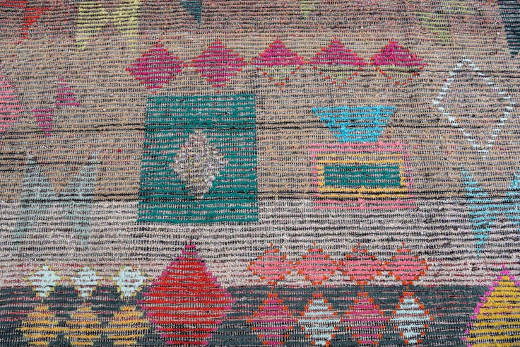 Detail image of 9' 4 x 12' 2 Hand Knotted Moroccan Wool Rug