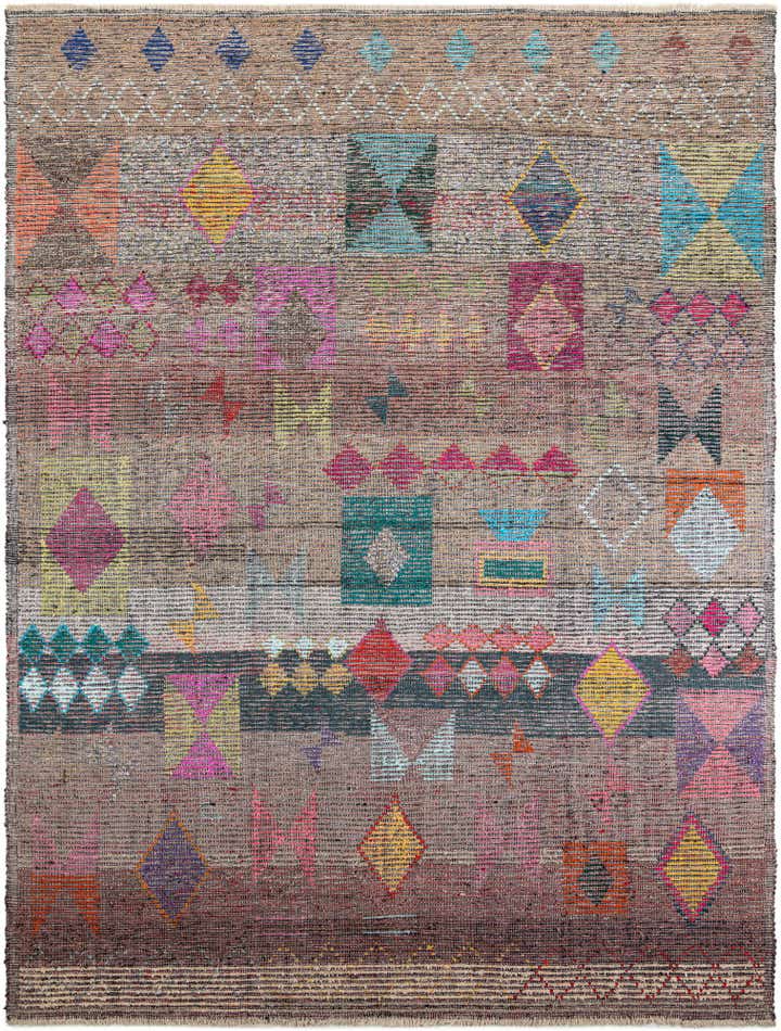 9' 4 x 12' 2 Hand Knotted Moroccan Wool Rug