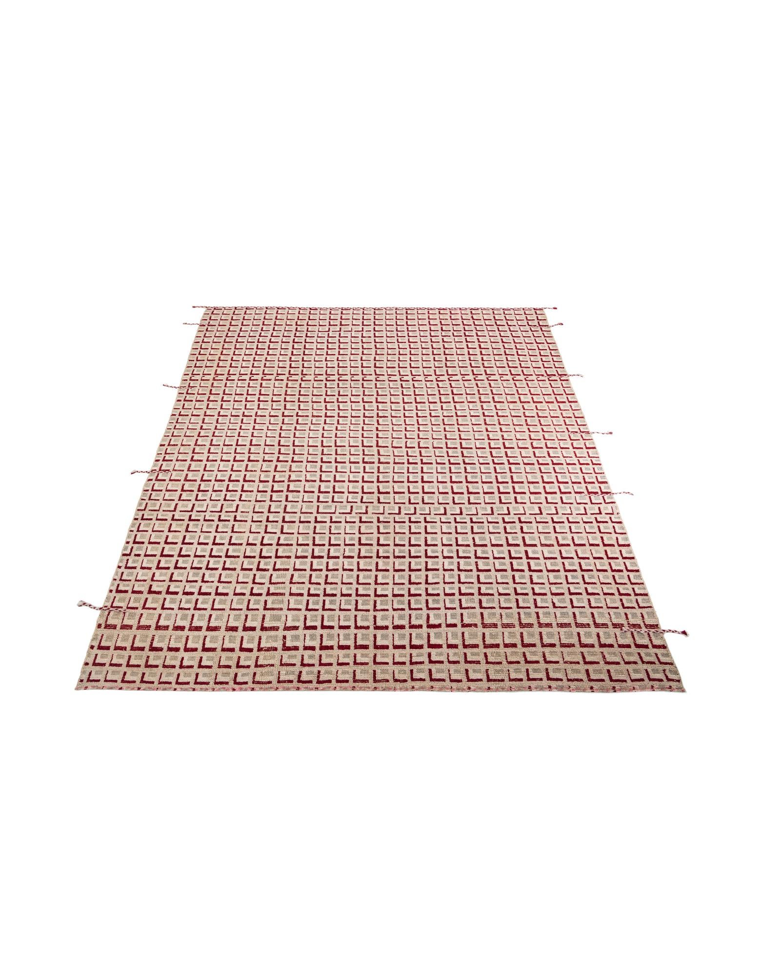 9' 10 x 12' Hand Knotted Moroccan Wool Rug