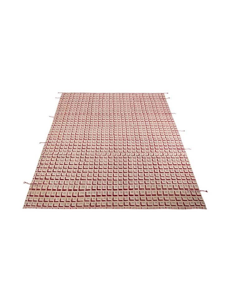 Detail image of 9' 10 x 12' Hand Knotted Moroccan Wool Rug