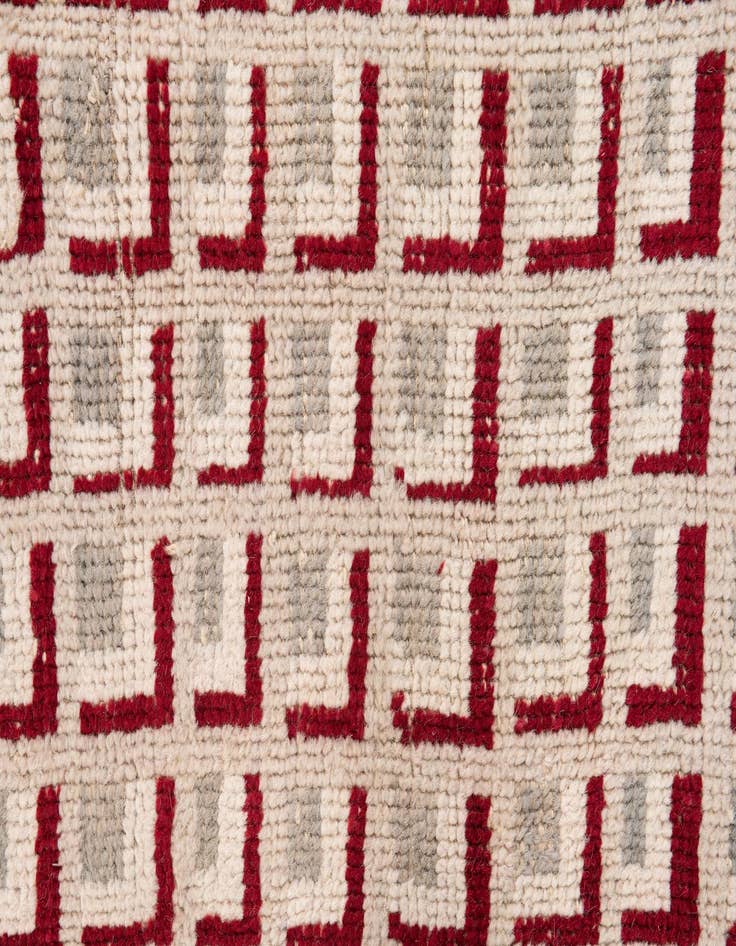 Detail image of 9' 10 x 12'  Hand Knotted Moroccan Wool Rug