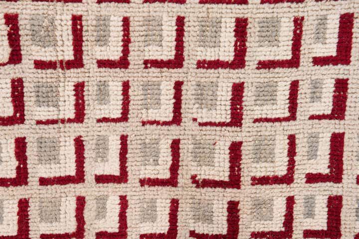 9' 10 x 12' Hand Knotted Moroccan Wool Rug