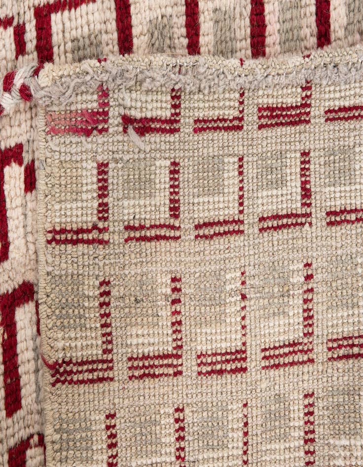 Detail image of 9' 10 x 12'  Hand Knotted Moroccan Wool Rug