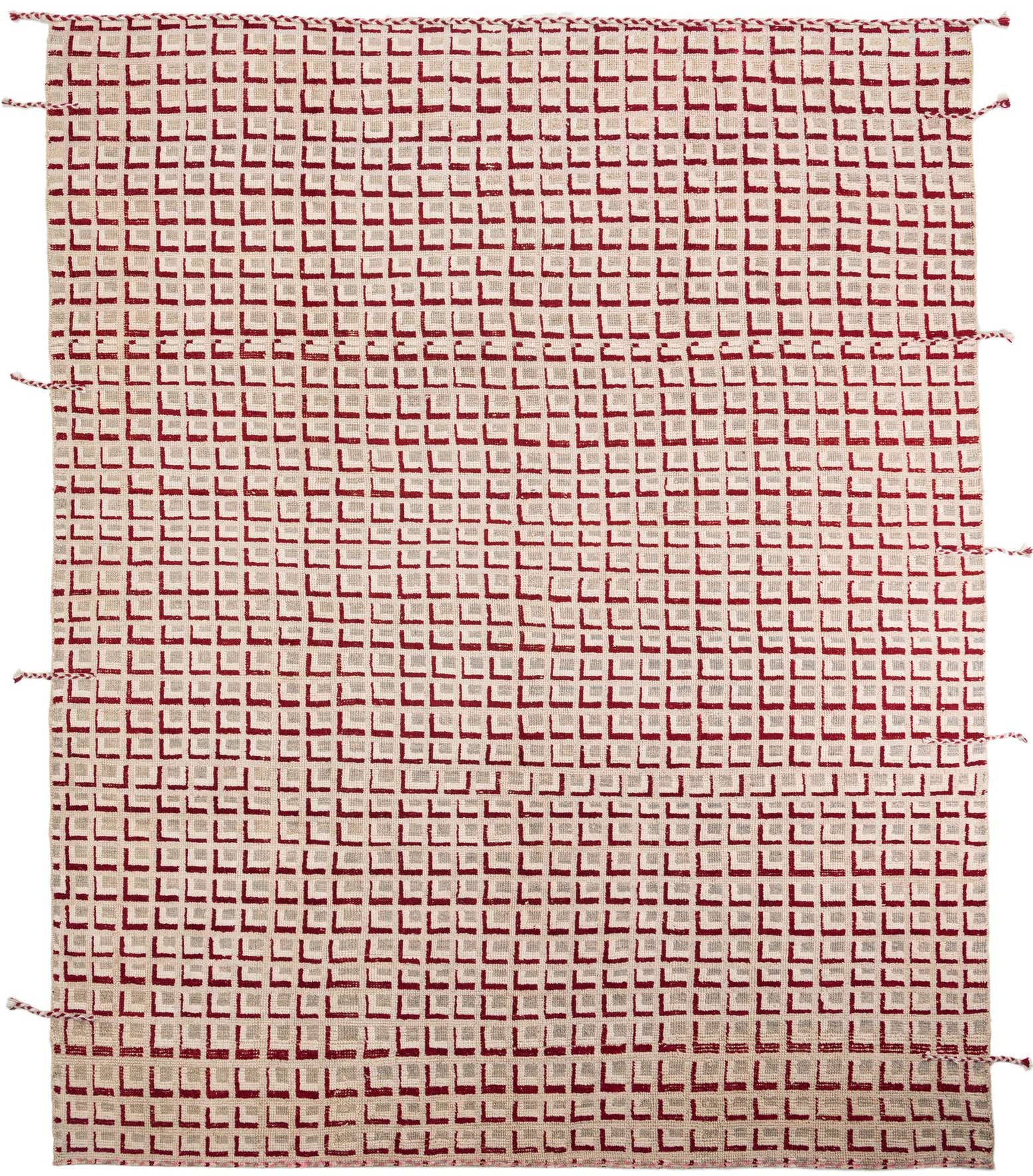 9' 10 x 12' Hand Knotted Moroccan Wool Rug