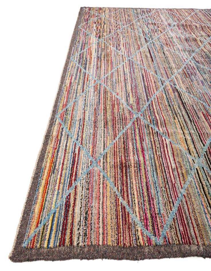 Detail image of 11' 3 x 15' Hand Knotted Moroccan Wool Rug