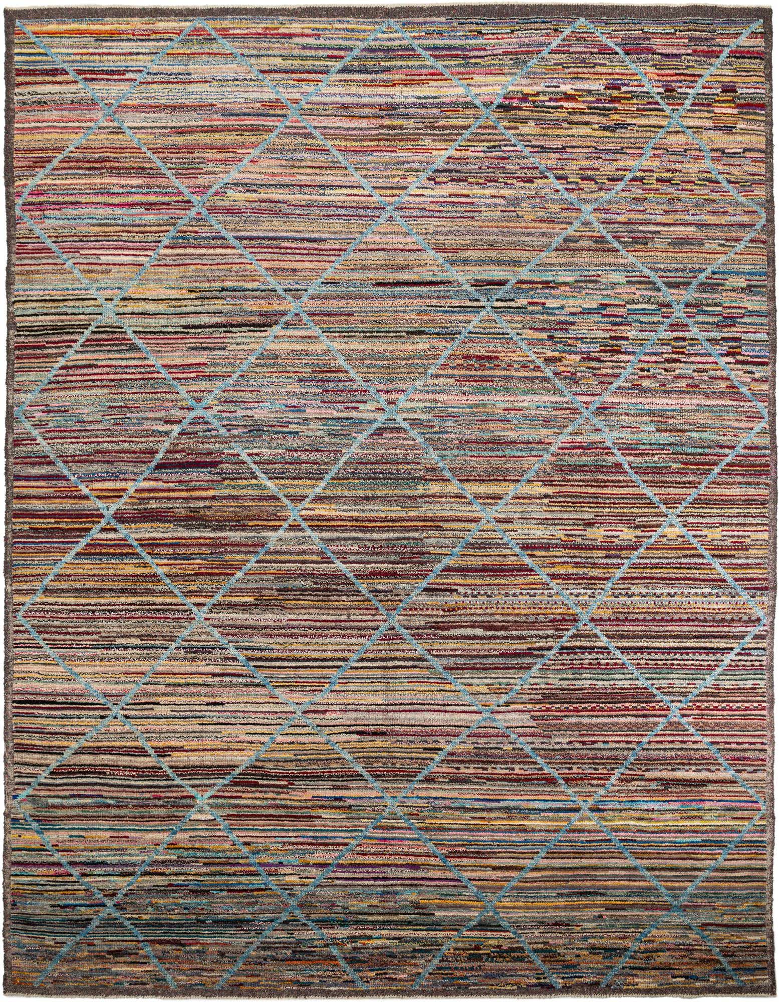 11' 3 x 15' Hand Knotted Moroccan Wool Rug