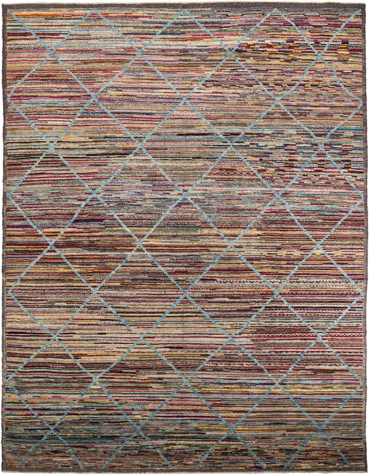 Detail image of 11' 3 x 15' Hand Knotted Moroccan Wool Rug