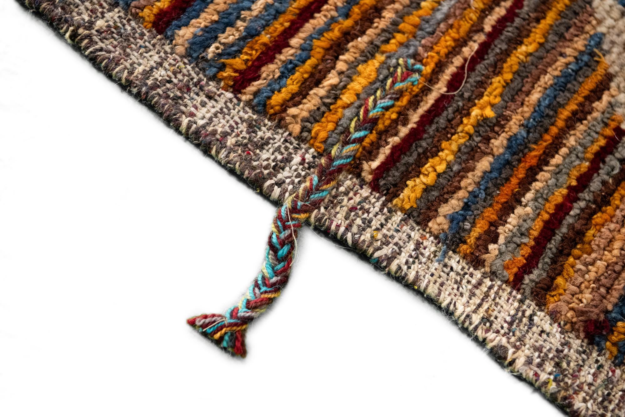 10' 8 x 13' 10 Hand Knotted Moroccan Wool Rug