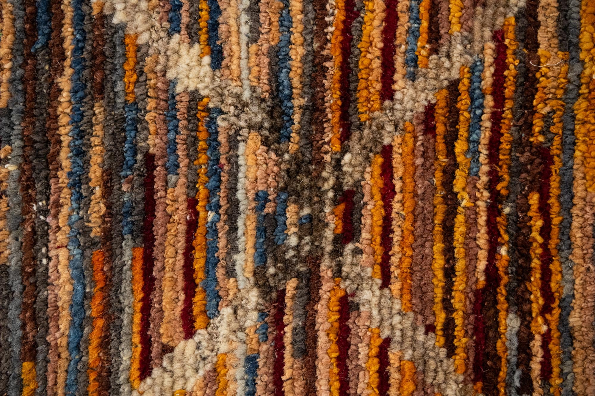 10' 8 x 13' 10 Hand Knotted Moroccan Wool Rug