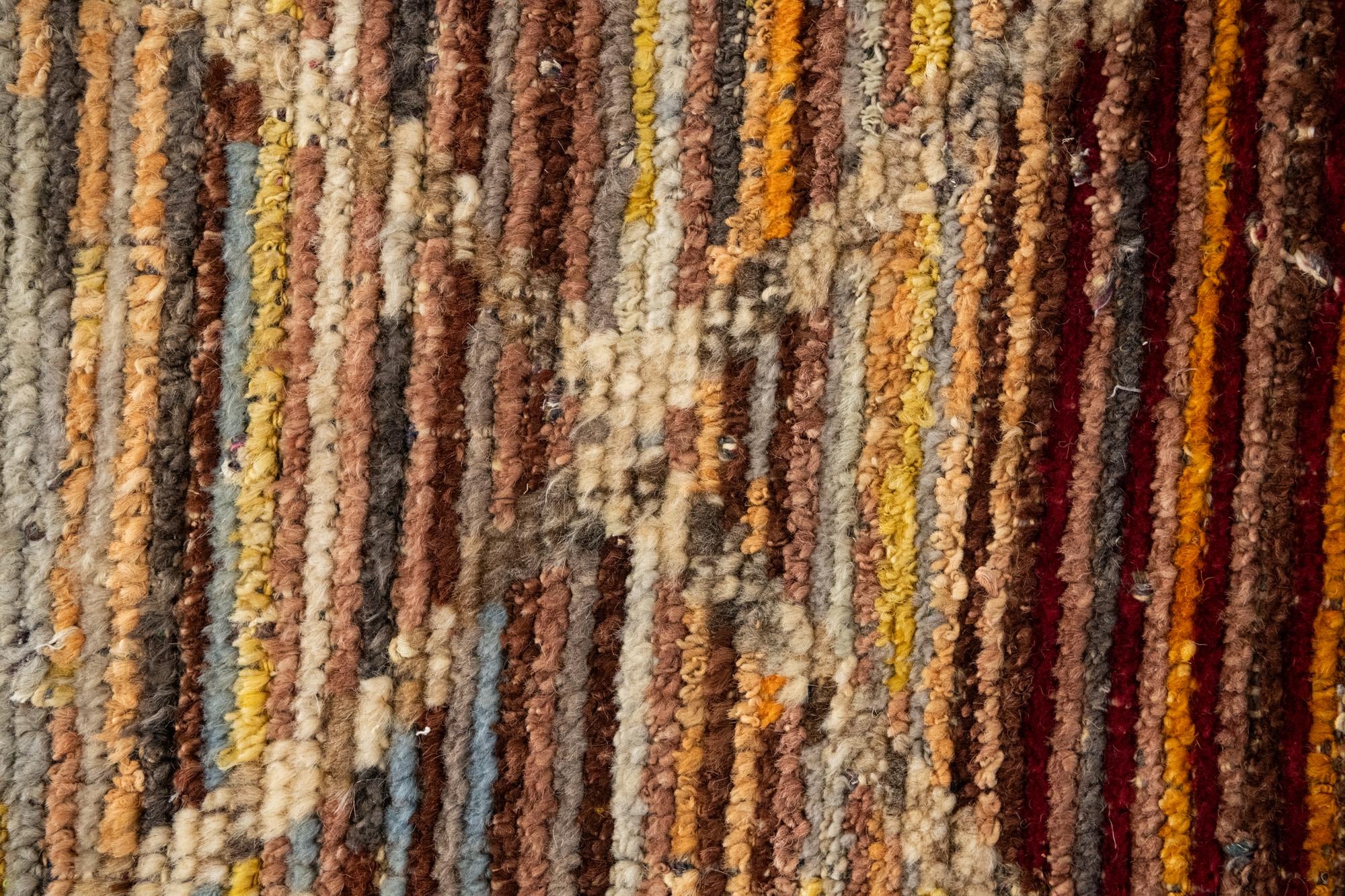 10' 8 x 13' 10 Hand Knotted Moroccan Wool Rug