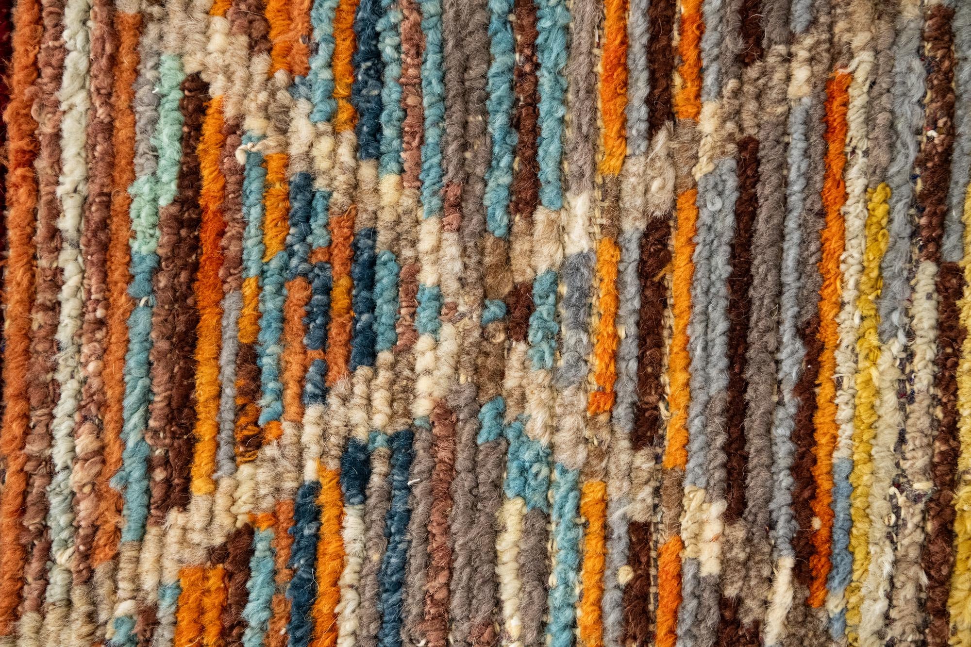 10' 8 x 13' 10 Hand Knotted Moroccan Wool Rug