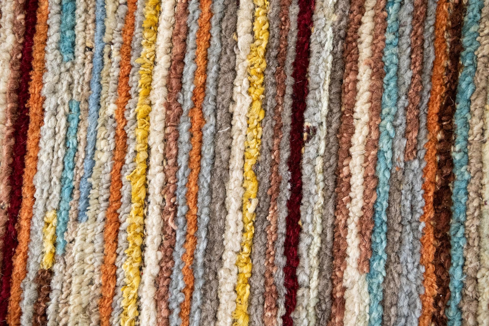 10' 8 x 13' 10 Hand Knotted Moroccan Wool Rug