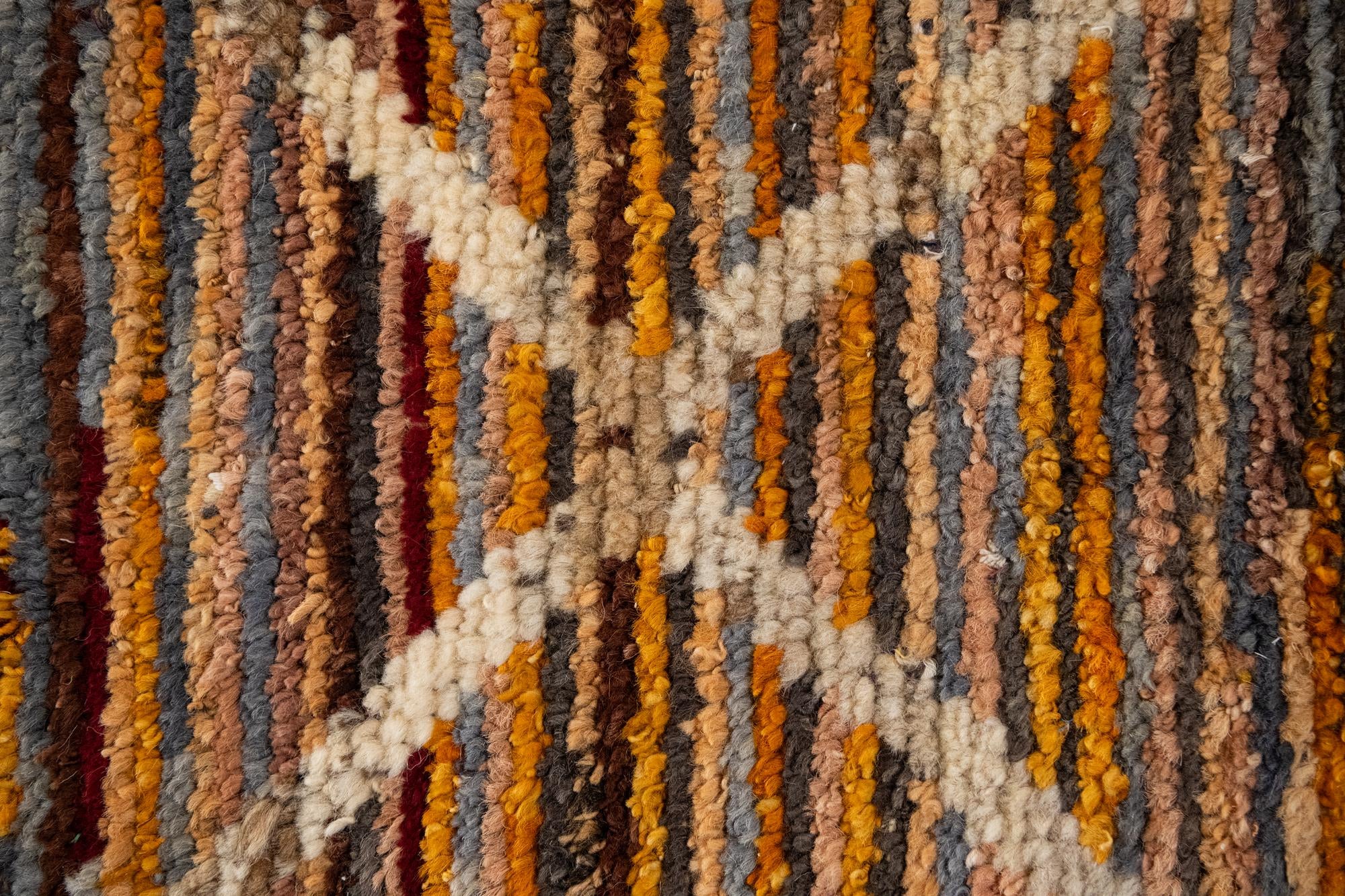 10' 8 x 13' 10 Hand Knotted Moroccan Wool Rug