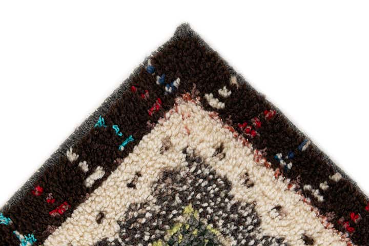 3' 8 x 7' Hand Knotted Moroccan Wool Rug