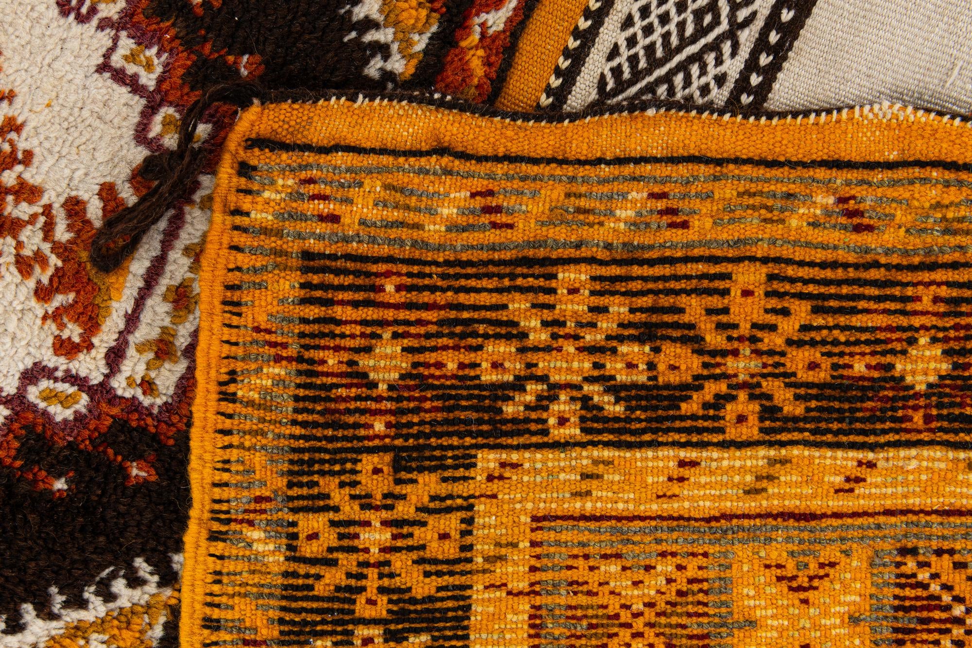 3' 6 x 6' 8 Hand Knotted Moroccan Wool Rug